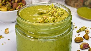 Homemade pistachio butter: 1 ingredient / Good for your intestines and to help good bacteria