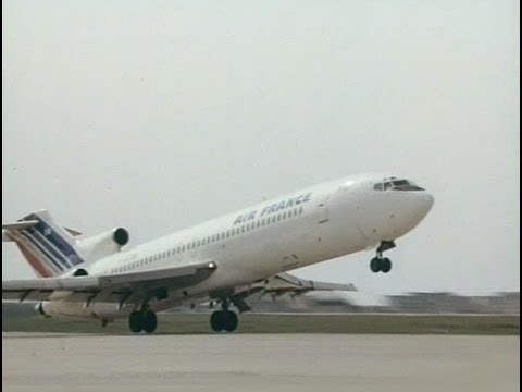 Air France Boeing 727-228/Adv F-GCDB at Moscow Sheremetyevo International Airport, 1980