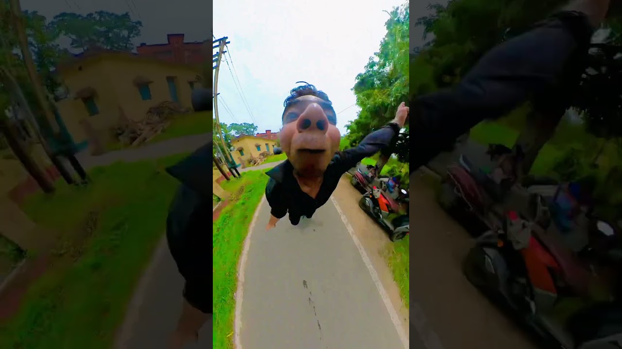 Insta 360 Camera Nose Mode Video ll 