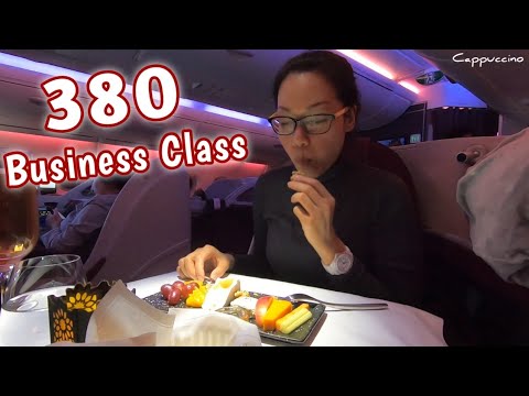 นั่ง Business Class 380 ไปลอนดอน | Cappuccino