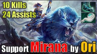 Mirana By Aurora Ori How to play Soft Support 10 Kills 24 Assists - UHD 4K screenshot 4