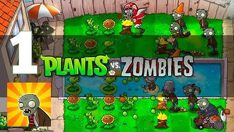 Plants vs. Zombies FREE - Gameplay Walkthrough Part 1 | Level 1-6 Day