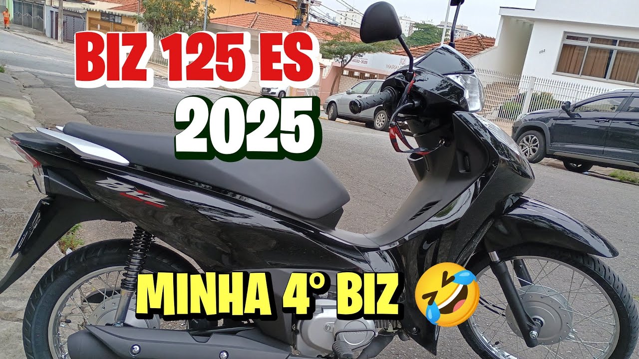 Detalhes da Nova Biz 125 ES 2025 - Design Impecável e Tecnologia de Ponta!