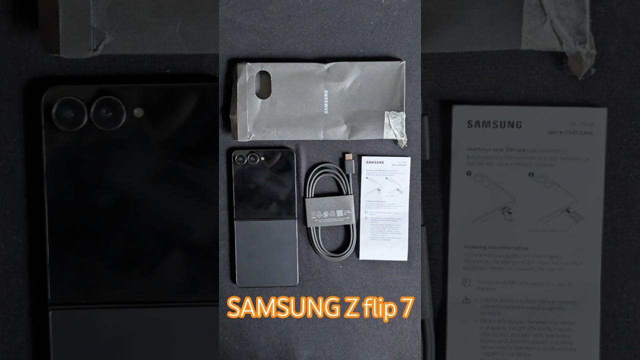 New Samsung Galaxy Z Flip7 512 GB Black