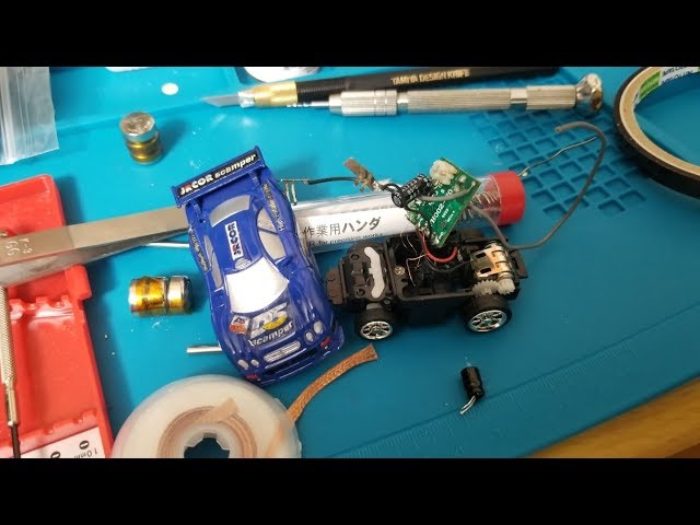 チョロQ？いや、小型ラジコンのジャンクを分解。 - YouTube