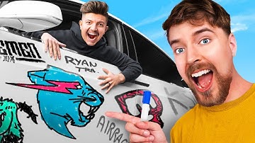 100 YouTubers Signed My Tesla!