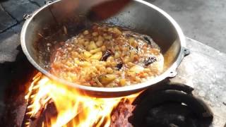 Kondai Kadalai Kuzhambu Cooked In Nature Stove Prepared By My Akka