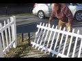 Simple Way to Assemble a Vinyl Fence on a Hard Surface