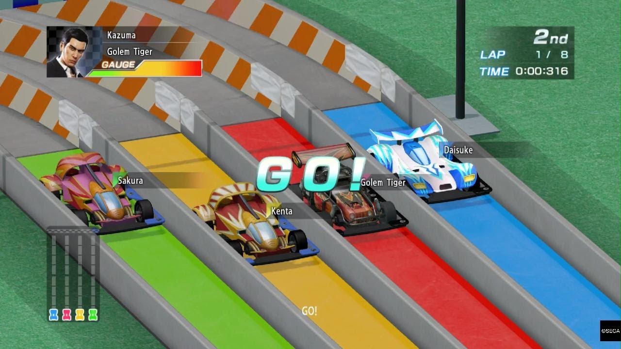 Yakuza 0 Winning a Pocket Circuit Race (PS5) YouTube