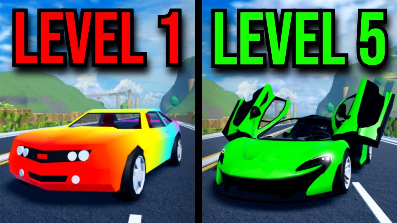 Побег из тюрьмы Roblox, но моя машина может ПОВЫСИТЬ УРОВЕНЬ!