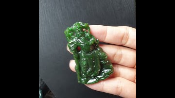 Mặt Dây Chuyền Quan Công Đá Ngọc Bích