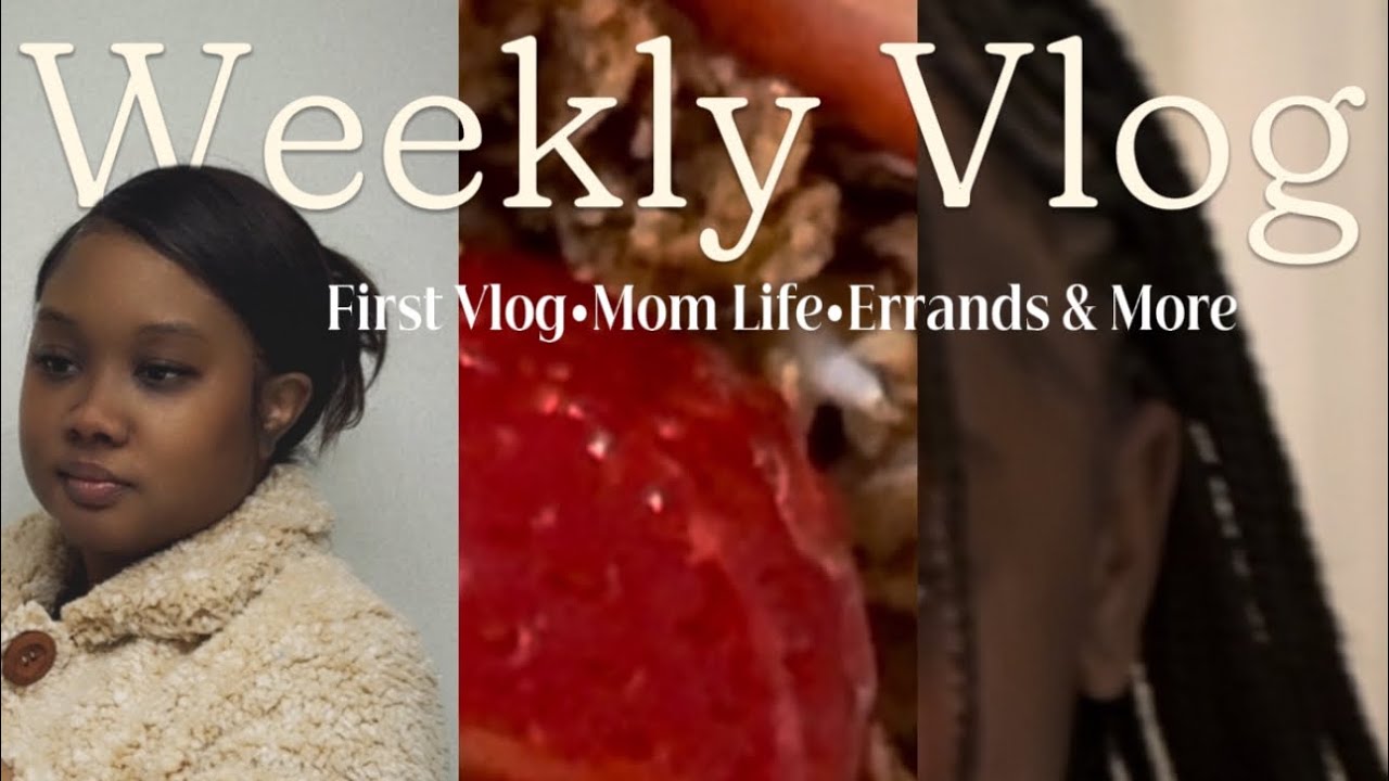 Weekly Vlog| First Vlog Ever! Mom Life•Christ Chat•Errands•Cooking & More