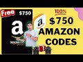 🔥🔥*NEW* Free Amazon Gift Card Codes 2026 🎁 How to get FREE $750 Amazon Gift Card Codes [New Tricts]🎉