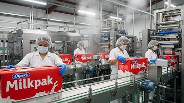 INSIDE THE OLPER MILKPAK FACTORY: From Raw Milk to 6-Month Fresh Carton [Extreme UHT Process]