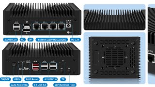 CWWK F8 Fanless Mini PC | 4×Intel 2.5GbE LAN for Home Lab & Soft Router screenshot 4