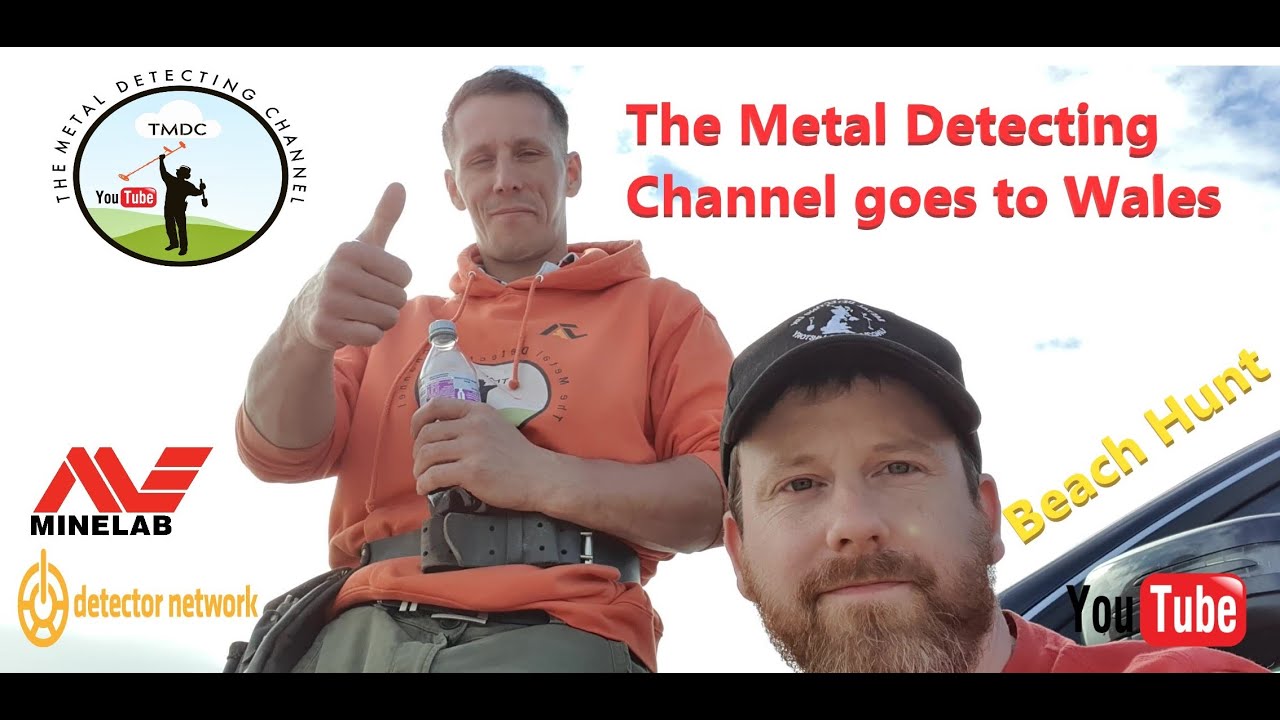 Metal detecting the beaches of Wales. MetaldetectingUK Beachhunt