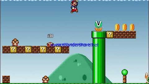 Mario Forever Koppa the Devastator Defeated Secret Passage  World 2