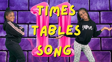 11 Times Tables Song 🎶 Counting in 11’s 🧮 Multiplication | KS1 & KS2 Maths ✨ Tia & Kira ✨
