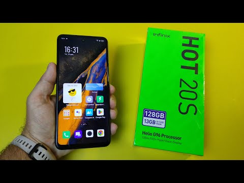 Infinix HOT 20S 8/128Gb 120Hz Распаковка и Первое Знакомство