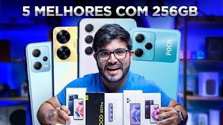 5 Smartphones com ÓTIMO PREÇO que possuem 256GB para voce COMPRAR em 2023! (meio do ano)