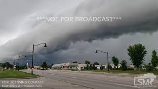 06-21-18 Brownsburg, IN - Shelf Cloud Timelapse