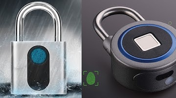 5 Best Fingerprint Padlock To Buy Under $30 | Rechargeable Keyless Lock