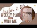 Theater Week Planner Spread | Archer &amp; Olive “Spectacular” Box | Fixing Planner Mistakes + Pup Cameo