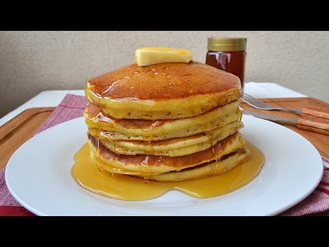 How To Make American Pancakes Easy Homemade Pancake Recipe From Scratch-11-08-2015