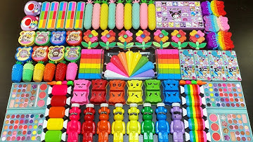 RELAXING WITH CLAY PIPING BAGS VS GLITTER VS MAKEUP ! Mixing Random Things Into Slime #6792