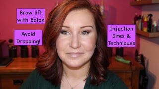 Brow Lift with Botox (Hooded Eyes)  Where to get Injections &  Avoiding Droop!