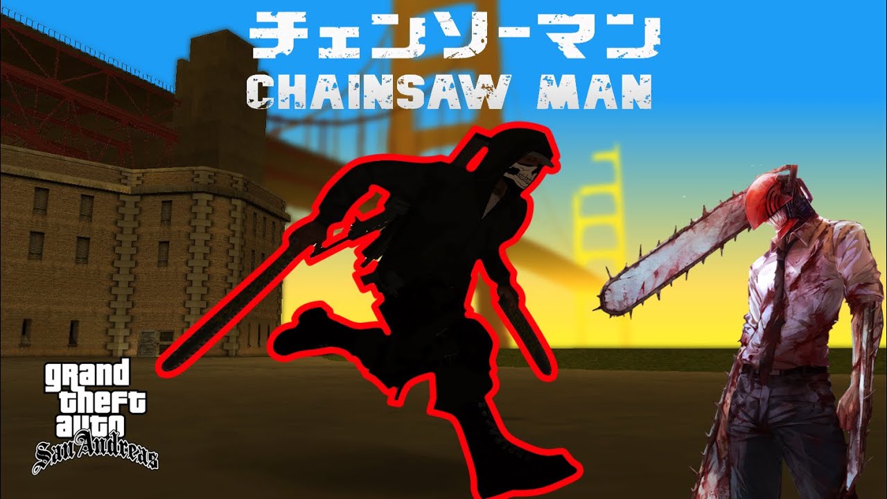 (MOD - GTA San Andreas) animaciones estilo CHAINSAW MAN para GTA San Andreas