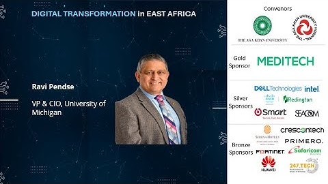 Ravi Pendse, VP & CIO, University of Michigan | DTEA 2024