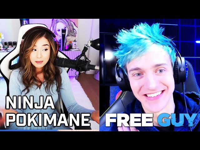 Free Guy: Ninja and Pokimane Explain How the Streamers Got Involved in Ryan  Reynolds' Movie