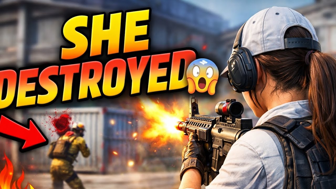 Girl Player MVP Performance 🔥 | BGMI TDM Custom Match Highlights