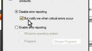 Get Rid of Annoying Error Reporting in Windows XP