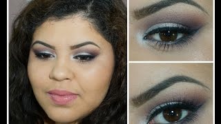 Plum and Silver Makeup Tutorial | Lorac Pro 2 | BeautyWithKarla11