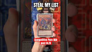 Competitive PURE Red Dragon Archfiend post BLZD #yugioh #deck #tcg