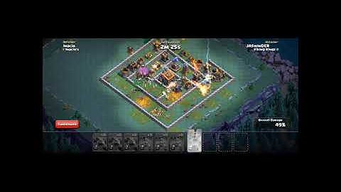 builder hall attack strategy in coc /// clash of clans // #coc #shorts #clashofclans