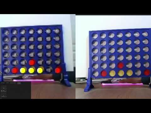 In-real-life Connect 4 Gameplay with MCTS AI - Demo
