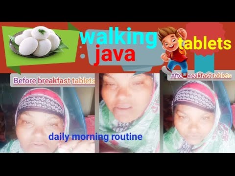 morning routine vlogs namaz walking java breakfast tablets daily vlogs ...