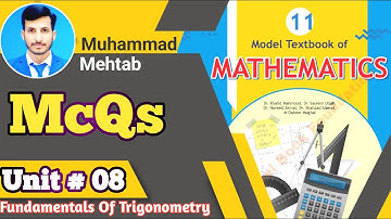 McQs Unit 8 Class 11 NBF | National book foundation | Calculus Corner