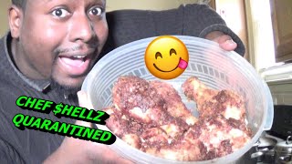 COOKING CINNAMON FRIED CHICKEN  *staying home*