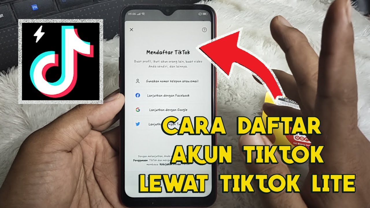 Cara Daftar Akun Tik Tok Lewat Tiktok Lite Youtube