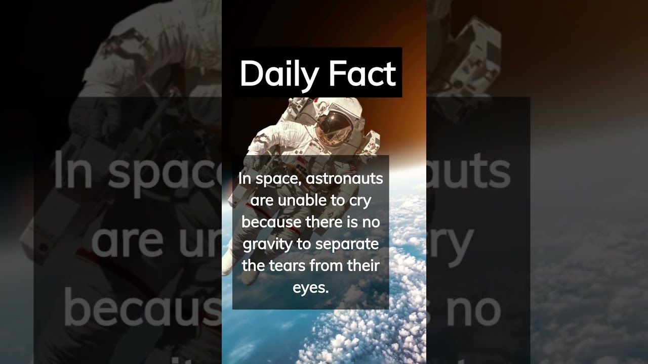 The Surprising Truth About Tears in Space 