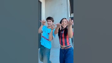 DAME UN GRRR VIRAL TIKTOK DANCE ❤️‍🔥 | Cadel and Mia 🔥 #shorts #trending