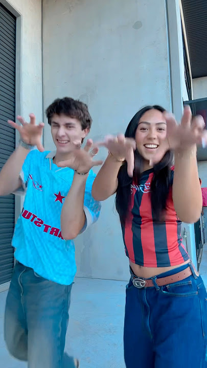 DAME UN GRRR VIRAL TIKTOK DANCE ❤️‍🔥 | Cadel and Mia 🔥 #shorts #trending