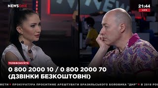Дмитрий Гордон и Алеся Бацман на канале 