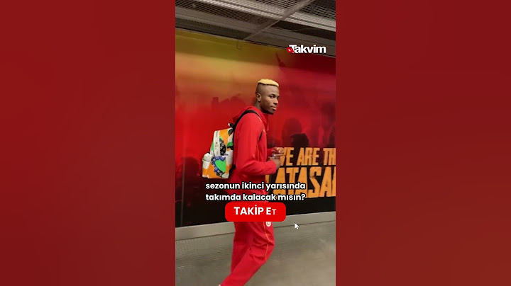 Victor Osimhen, Galatasaray'da kalacak mı? Derbi sonrası Takvim'e açıkladı