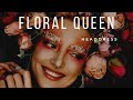 FLORAL QUEEN  🌺 BLUMENKÖNIGIN 🌺 HEADDRESS  🌺  KOPFSCHMUCK 🌺 HANDMADE