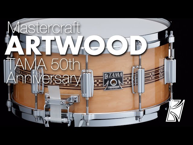 TAMA 50th Anniversary Limited Mastercraft Artwood Reissue Snare 